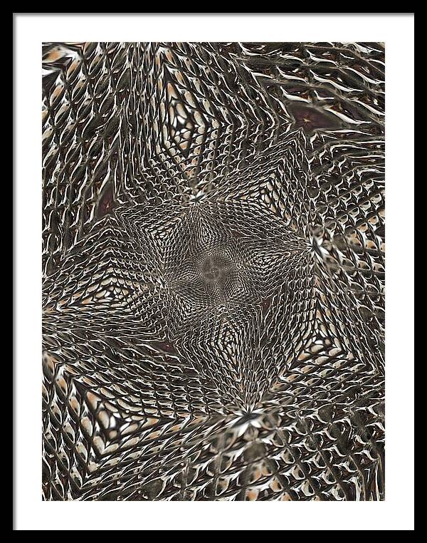 Twisted Steel - Framed Print