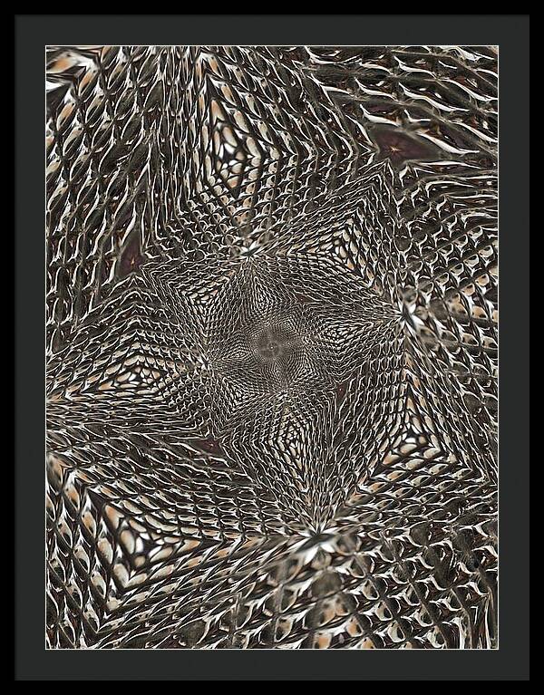 Twisted Steel - Framed Print