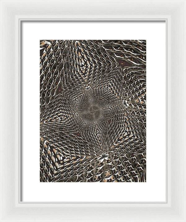 Twisted Steel - Framed Print