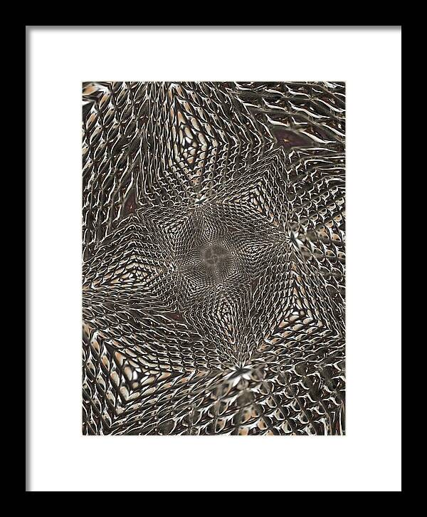 Twisted Steel - Framed Print