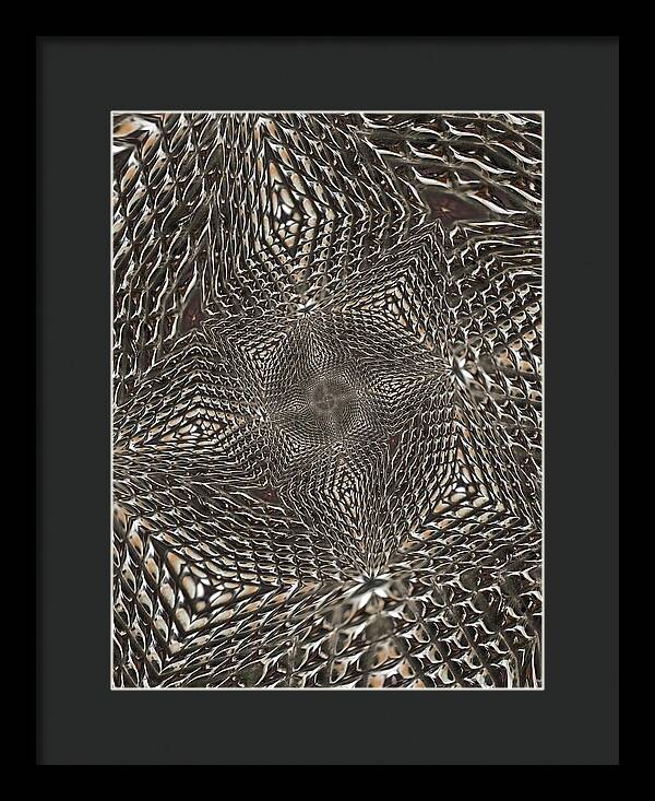 Twisted Steel - Framed Print