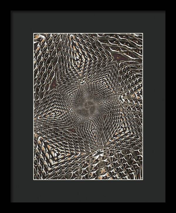 Twisted Steel - Framed Print