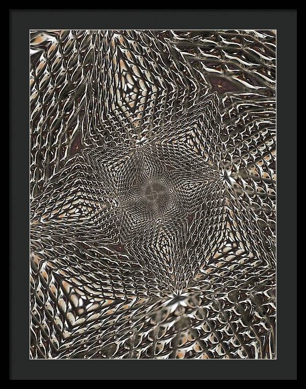 Twisted Steel - Framed Print