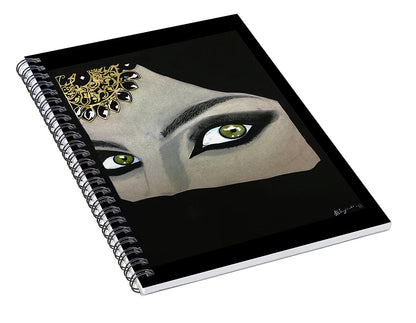 Veiled Woman - Spiral Notebook