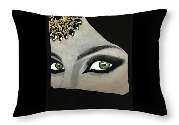 Veiled Woman - Throw Pillow