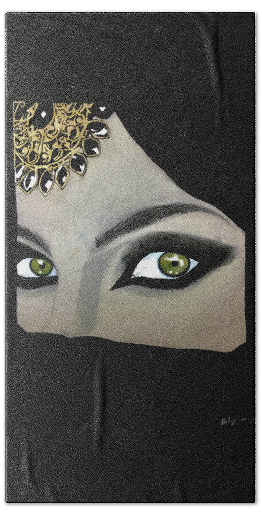 Veiled Woman - Beach Towel