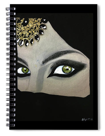 Veiled Woman - Spiral Notebook