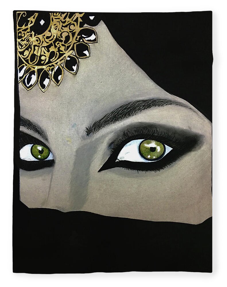 Veiled Woman - Blanket