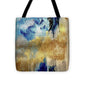 Water and Aether- The Cosmic Blue Collection - Tote Bag