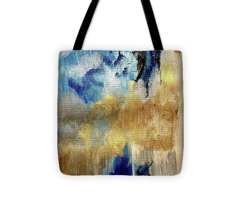 Water and Aether- The Cosmic Blue Collection - Tote Bag