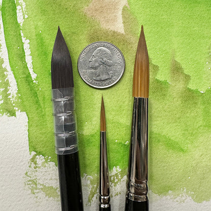 Nick Runge 3-Piece Trekell Brush Set for Watercolor