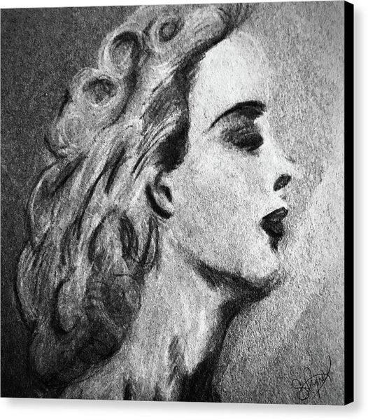 Woman Longing - Canvas Print