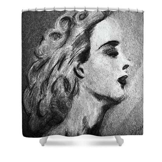 Woman Longing - Shower Curtain