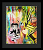 Betty Loves Gaultier - Framed Print