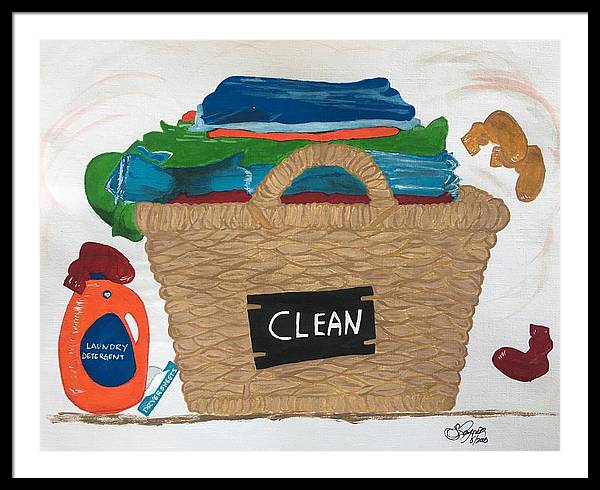 Clean Laundry - Framed Print