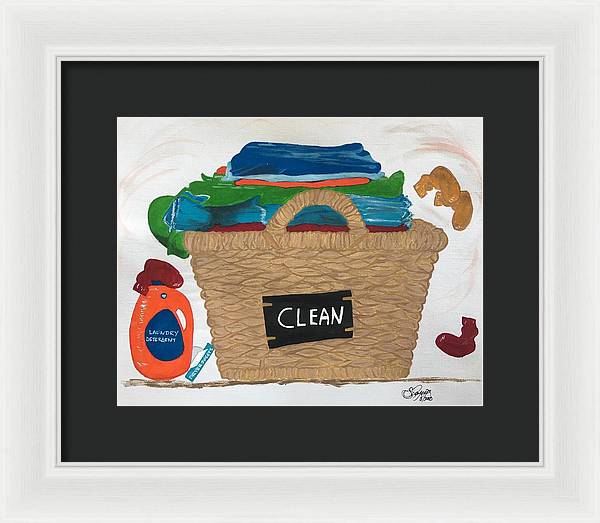 Clean Laundry - Framed Print
