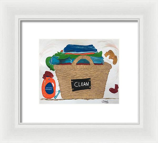 Clean Laundry - Framed Print