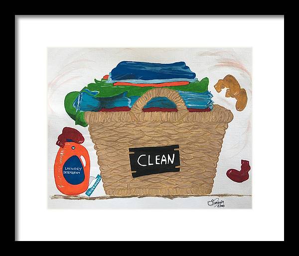 Clean Laundry - Framed Print