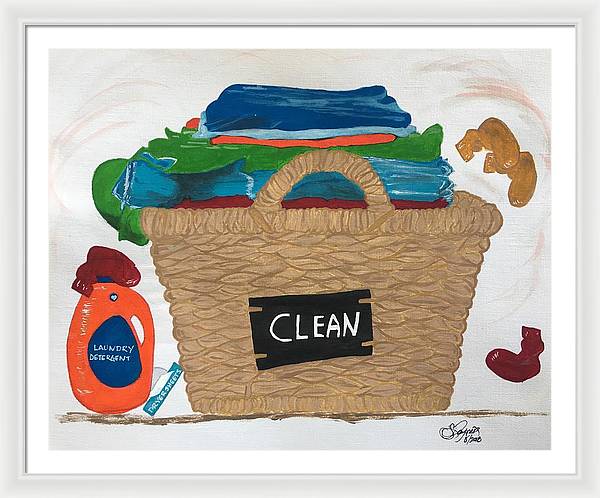 Clean Laundry - Framed Print