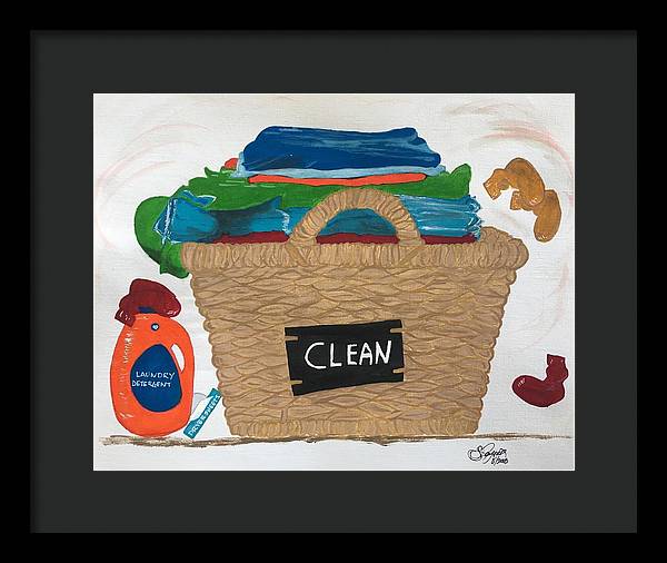 Clean Laundry - Framed Print