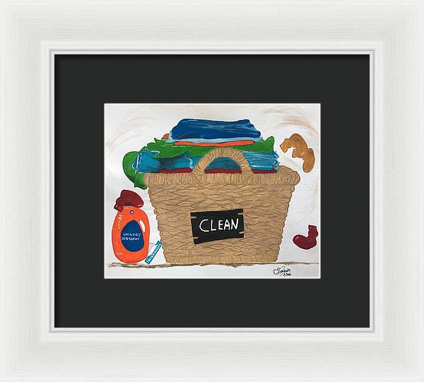 Clean Laundry - Framed Print