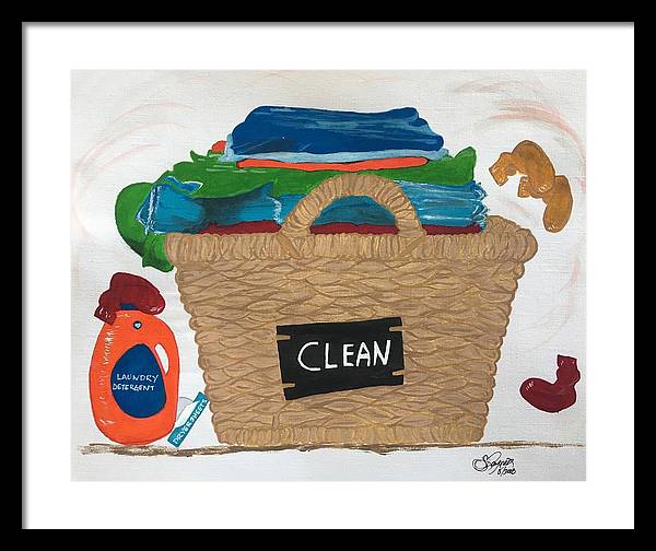 Clean Laundry - Framed Print