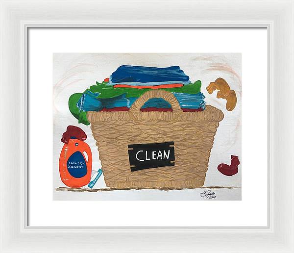 Clean Laundry - Framed Print