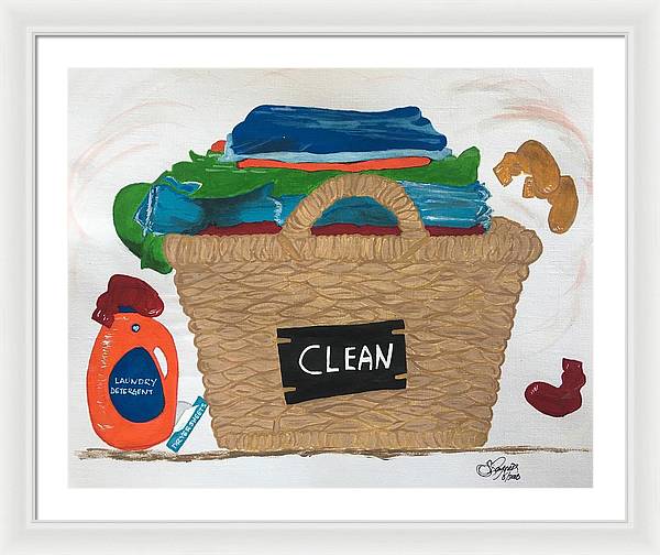 Clean Laundry - Framed Print