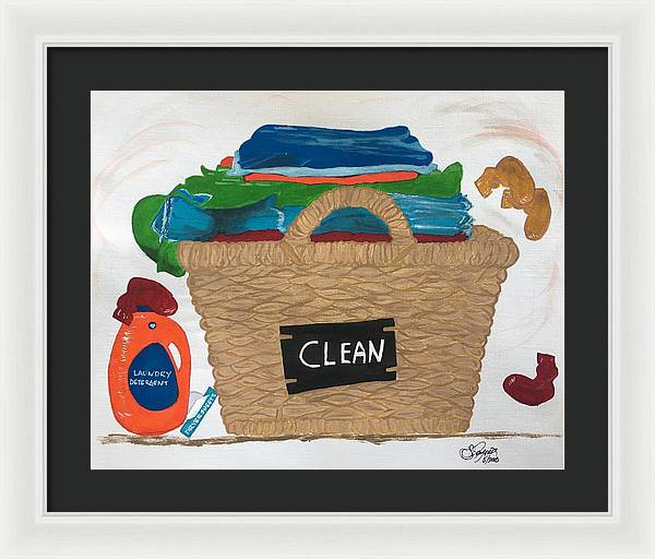 Clean Laundry - Framed Print