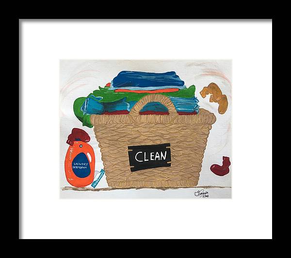 Clean Laundry - Framed Print