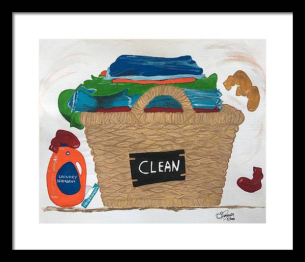 Clean Laundry - Framed Print