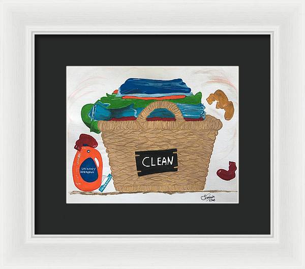 Clean Laundry - Framed Print