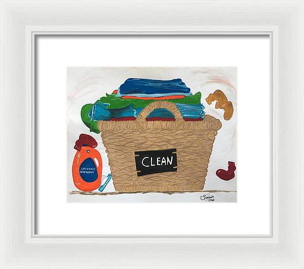 Clean Laundry - Framed Print