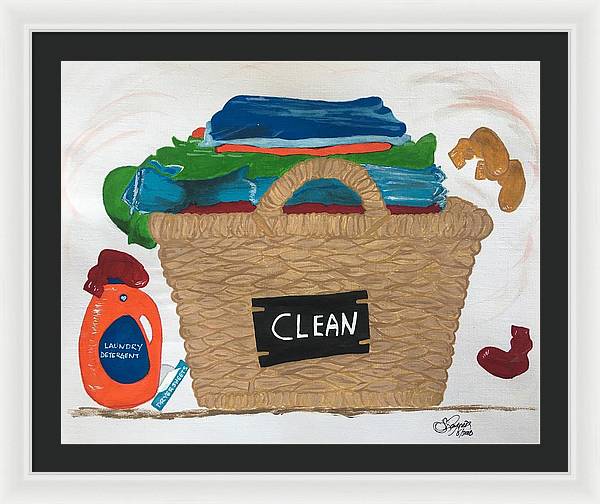 Clean Laundry - Framed Print