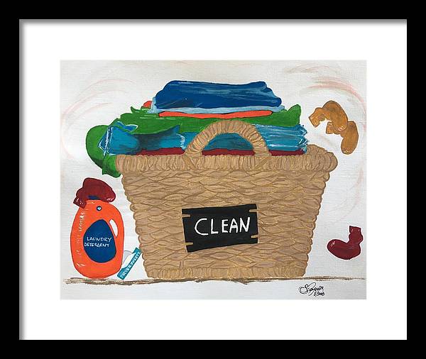 Clean Laundry - Framed Print