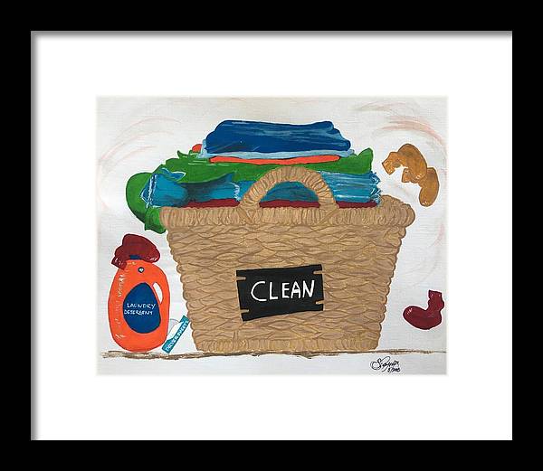 Clean Laundry - Framed Print