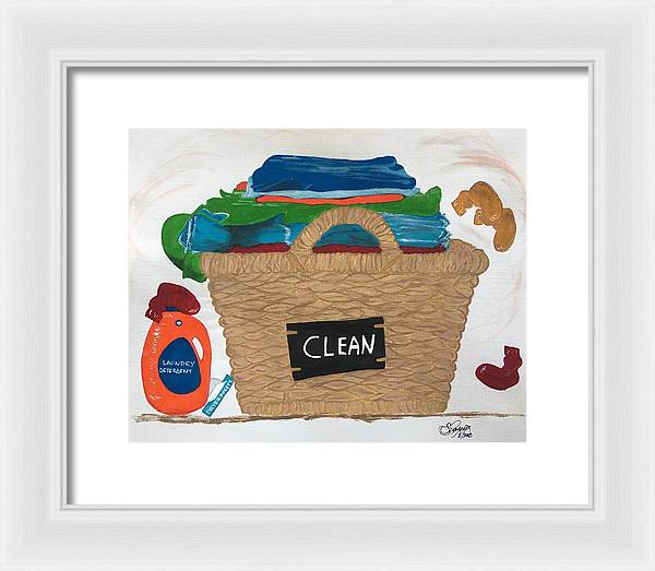 Clean Laundry - Framed Print