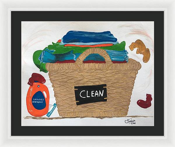 Clean Laundry - Framed Print