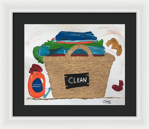Clean Laundry - Framed Print