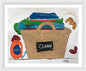 Clean Laundry - Framed Print