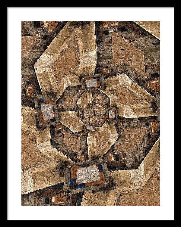 Geo Dunes - Framed Print