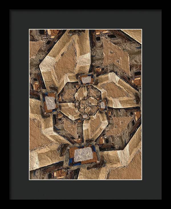 Geo Dunes - Framed Print