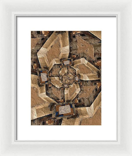 Geo Dunes - Framed Print