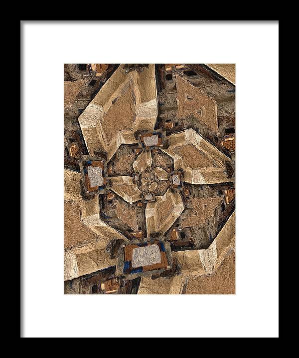 Geo Dunes - Framed Print