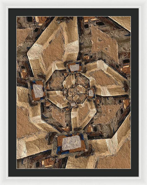 Geo Dunes - Framed Print