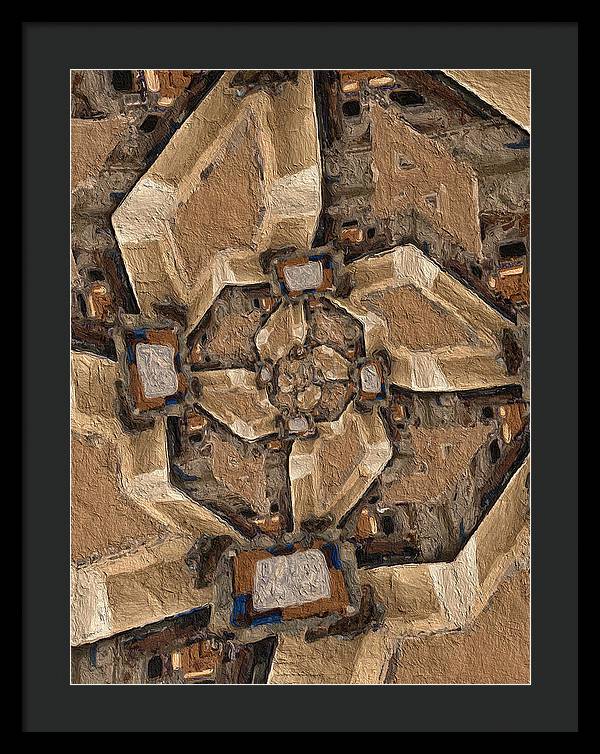 Geo Dunes - Framed Print