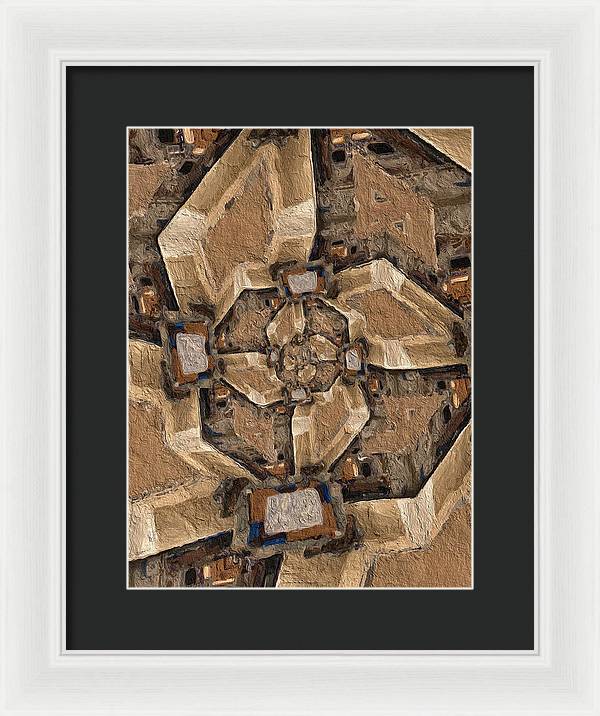 Geo Dunes - Framed Print