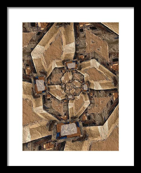 Geo Dunes - Framed Print