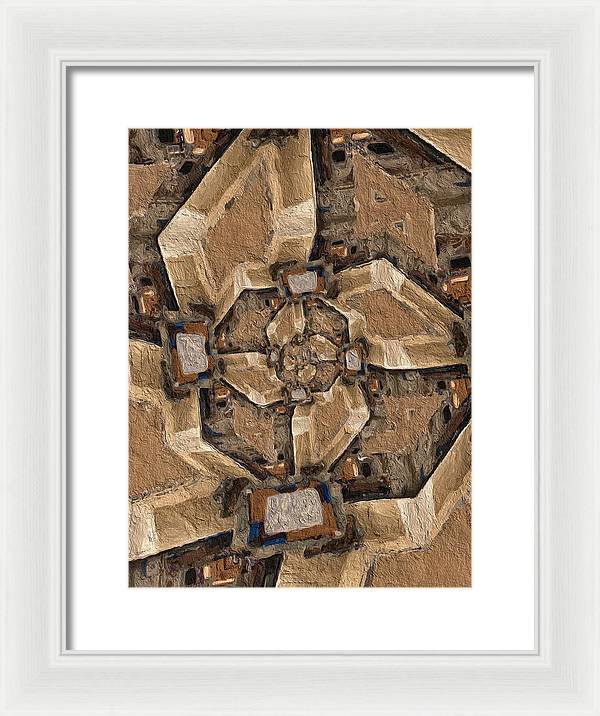 Geo Dunes - Framed Print
