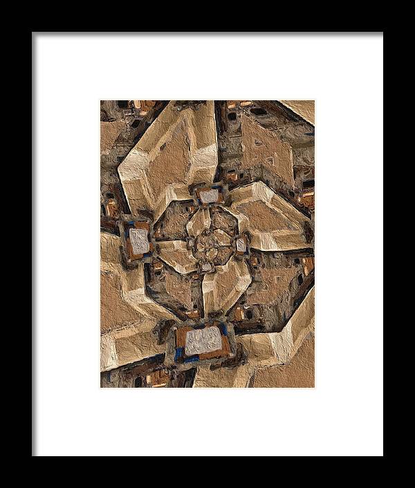 Geo Dunes - Framed Print
